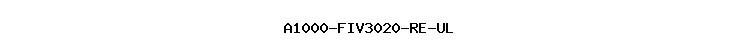 A1000-FIV3020-RE-UL