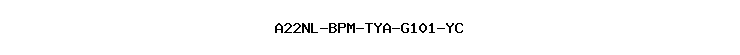 A22NL-BPM-TYA-G101-YC