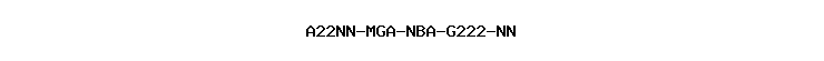 A22NN-MGA-NBA-G222-NN