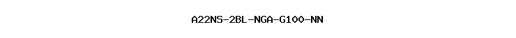 A22NS-2BL-NGA-G100-NN