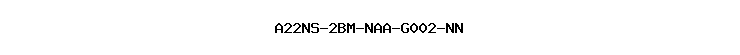 A22NS-2BM-NAA-G002-NN