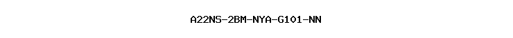 A22NS-2BM-NYA-G101-NN