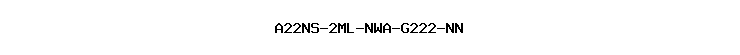A22NS-2ML-NWA-G222-NN