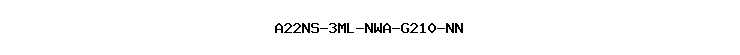 A22NS-3ML-NWA-G210-NN