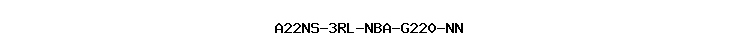 A22NS-3RL-NBA-G220-NN