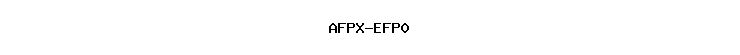 AFPX-EFP0