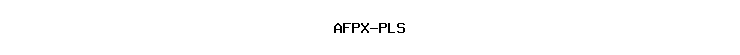 AFPX-PLS