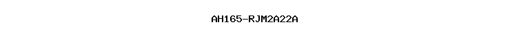 AH165-RJM2A22A