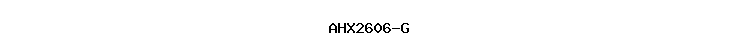 AHX2606-G