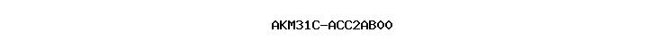 AKM31C-ACC2AB00