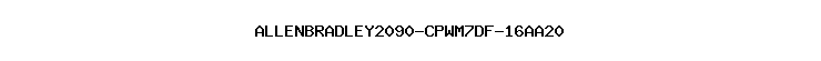 ALLENBRADLEY2090-CPWM7DF-16AA20