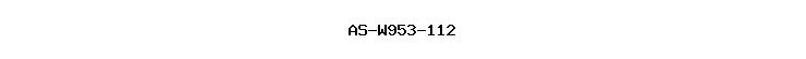 AS-W953-112