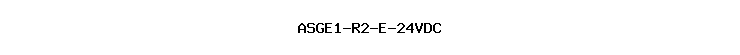 ASGE1-R2-E-24VDC