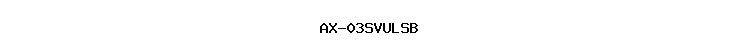 AX-03SVULSB