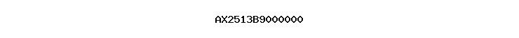 AX2513B9000000