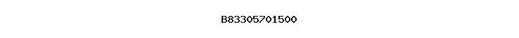 B83305701500