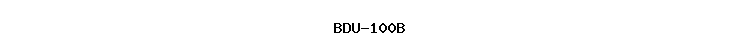 BDU-100B