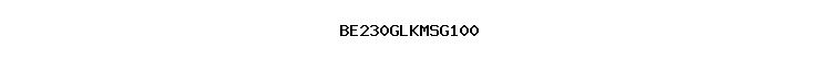 BE230GLKMSG100