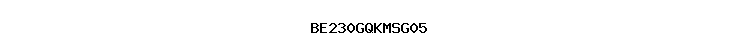 BE230GQKMSG05