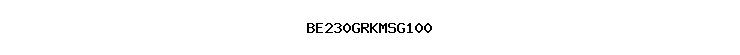 BE230GRKMSG100