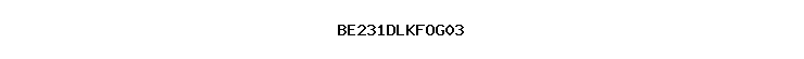 BE231DLKFOG03