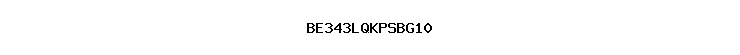 BE343LQKPSBG10
