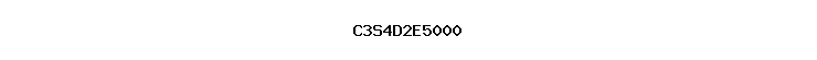C3S4D2E5000