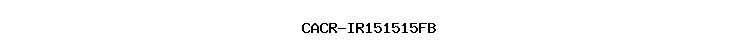 CACR-IR151515FB