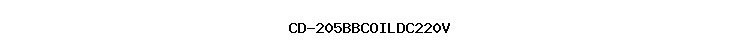 CD-205BBCOILDC220V