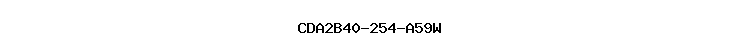CDA2B40-254-A59W