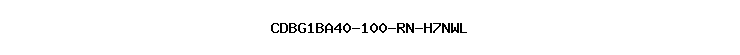 CDBG1BA40-100-RN-H7NWL