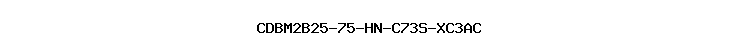 CDBM2B25-75-HN-C73S-XC3AC