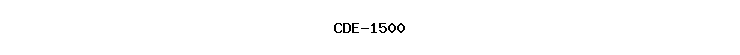 CDE-1500