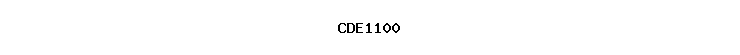 CDE1100