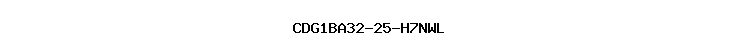 CDG1BA32-25-H7NWL