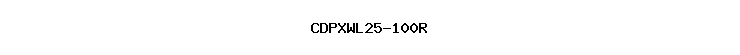 CDPXWL25-100R