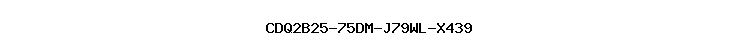 CDQ2B25-75DM-J79WL-X439