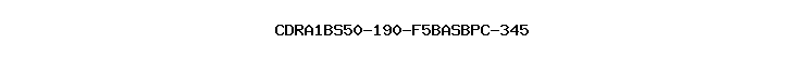 CDRA1BS50-190-F5BASBPC-345