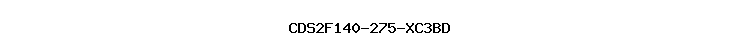 CDS2F140-275-XC3BD