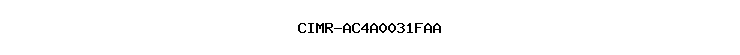 CIMR-AC4A0031FAA