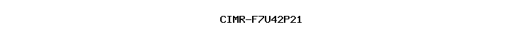 CIMR-F7U42P21