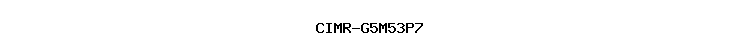 CIMR-G5M53P7