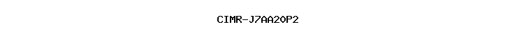 CIMR-J7AA20P2