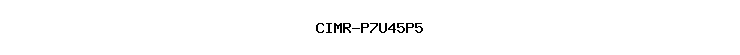 CIMR-P7U45P5