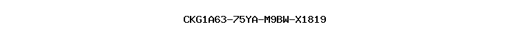 CKG1A63-75YA-M9BW-X1819