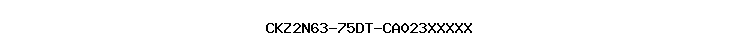 CKZ2N63-75DT-CA023XXXXX