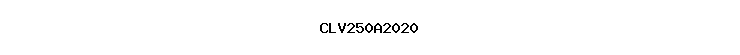 CLV250A2020