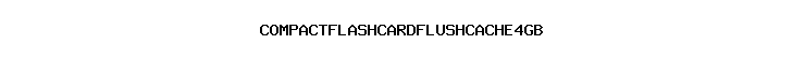 COMPACTFLASHCARDFLUSHCACHE4GB