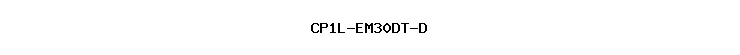 CP1L-EM30DT-D