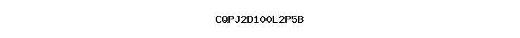 CQPJ2D100L2P5B